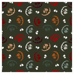 Art Halloween Pattern Creepy Design Digital Papers Lightweight Scarf  by pakminggu