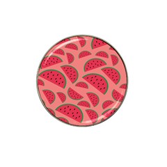 Watermelon Red Food Fruit Healthy Summer Fresh Hat Clip Ball Marker (4 Pack) by pakminggu