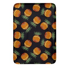 Pineapple Background Pineapple Pattern Rectangular Glass Fridge Magnet (4 Pack) by pakminggu