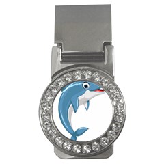 Blue Dolphin Money Clips (cz)  by pakminggu