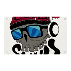 Cool Skull Banner And Sign 5  X 3  by pakminggu