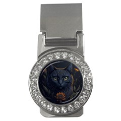 Art Cat Drawing Mammal Animal Feline Money Clips (cz)  by pakminggu