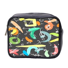 Repetition Seamless Child Sketch Mini Toiletries Bag (two Sides) by danenraven