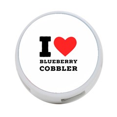 I Love Blueberry Cobbler 4-port Usb Hub (one Side) by ilovewhateva