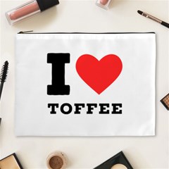 I Love Toffee Cosmetic Bag (xl) by ilovewhateva