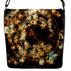 Science Fiction Background Fantasy Flap Closure Messenger Bag (s) by danenraven