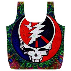 Grateful Dead Pattern Full Print Recycle Bag (xl) by Mog4mog4