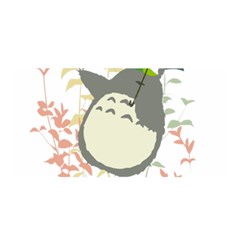 My Neighbor Totoro Cartoon Satin Wrap 35  X 70  by Mog4mog4