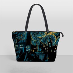 Hogwarts Castle Van Gogh Classic Shoulder Handbag by Mog4mog4