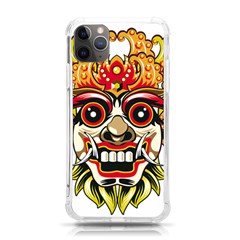 Bali Barong Mask Euclidean Vector Chiefs Face Iphone 11 Pro Max 6 5 Inch Tpu Uv Print Case by Mog4mog4