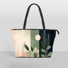 Spring Floral Plants Foliage Minimal Minimalist Classic Shoulder Handbag by Mog4mog4