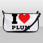 I love plum Shoulder Clutch Bag Front