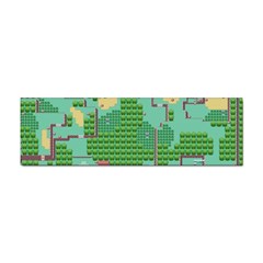 Green Retro Games Pattern Sticker Bumper (100 Pack) by Bakwanart