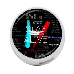 Stay Alive 4-port Usb Hub (one Side) by Bakwanart