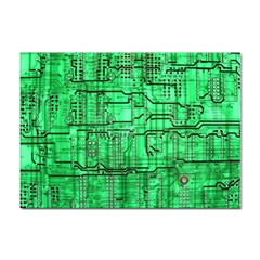 Green Circuit Board Computer Sticker A4 (10 Pack) by Bakwanart