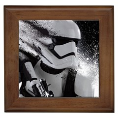 Stormtrooper Framed Tile by Bakwanart