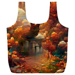 Collage Art Ai Wow Awesome Full Print Recycle Bag (xxxl) by 99art