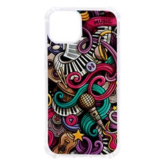 Doodle Colorful Music Doodles Iphone 13 Tpu Uv Print Case by 99art