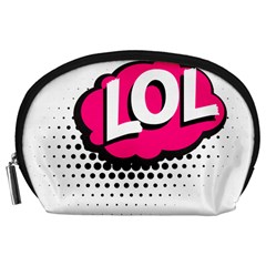 Lol-acronym-laugh-out-loud-laughing Accessory Pouch (large) by 99art