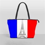 Eiffel-tower-france-flag-tower- Classic Shoulder Handbag Front