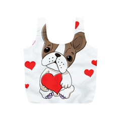 Animation-dog-cute-animate-comic Full Print Recycle Bag (s) by 99art