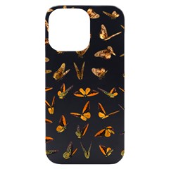 Butterfly Butterflies Insect Swarm Iphone 14 Pro Max Black Uv Print Case by 99art