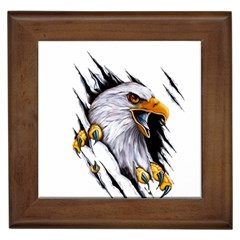 Eagle Framed Tile by 99art