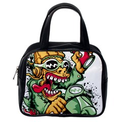 Scooter-motorcycle-graffiti Classic Handbag (one Side) by 99art