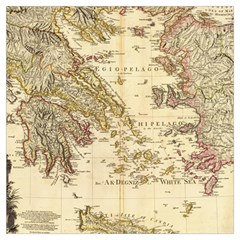 Map Of Greece Archipelago Lightweight Scarf  by B30l