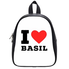 I Love Basil School Bag (small) by ilovewhateva