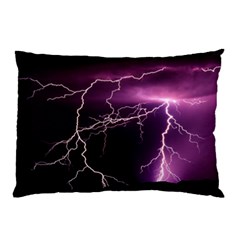 Storm Flashlight Space Nature Pillow Case (two Sides) by Cowasu