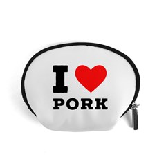 I Love Pork  Accessory Pouch (small) by ilovewhateva