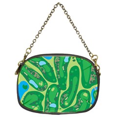 Golf Course Par Golf Course Green Chain Purse (two Sides) by Cowasu