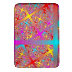 Geometric Abstract Colorful Rectangular Glass Fridge Magnet (4 Pack) by Bangk1t