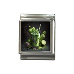 Drink Spinach Smooth Apple Ginger Italian Charm (13mm) Front