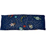 Cat-cosmos-cosmonaut-rocket Body Pillow Case Dakimakura (Two Sides) Back