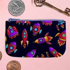 Space-patterns Large Coin Purse by Wav3s