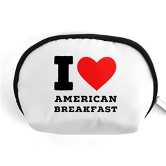 I Love American Breakfast Accessory Pouch (medium) by ilovewhateva