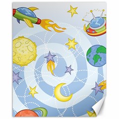 Science Fiction Outer Space Canvas 16  X 20  by Ndabl3x