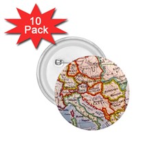 Map Europe Globe Countries States 1 75  Buttons (10 Pack) by Ndabl3x