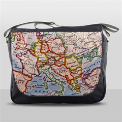 Map Europe Globe Countries States Messenger Bag by Ndabl3x