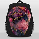 Pink Texture Resin Backpack Bag Front