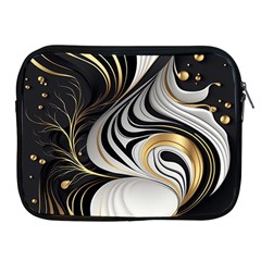 Pattern Gold Marble Apple Ipad 2/3/4 Zipper Cases by Vaneshop