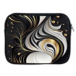 Pattern Gold Marble Apple iPad 2/3/4 Zipper Cases Front