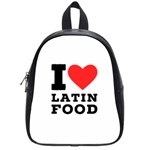 I love Latin food School Bag (Small) Front