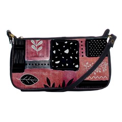 Floral Wall Art Shoulder Clutch Bag by Vaneshop