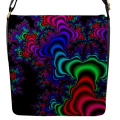 Abstract Piece Color Flap Closure Messenger Bag (s) by Vaneshop