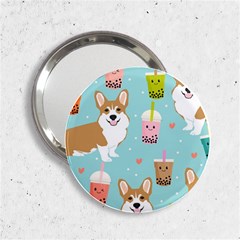 Welsh Corgi Boba Tea Bubble Cute Kawaii Dog Breed 2 25  Handbag Mirrors by Wav3s