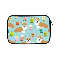 Welsh Corgi Boba Tea Bubble Cute Kawaii Dog Breed Apple Ipad Mini Zipper Cases by Wav3s