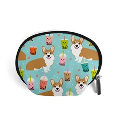 Welsh Corgi Boba Tea Bubble Cute Kawaii Dog Breed Accessory Pouch (small) by Wav3s